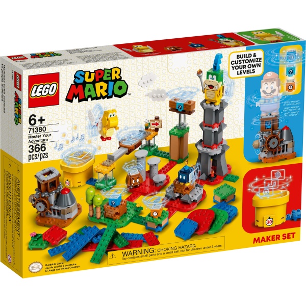 Lego Super Mario Cunoaste-ti Setul Creator De Aventuri 6 Ani+ 366 Piese 71380